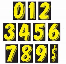 Image result for Windshield Number Stickers