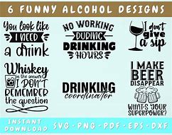 Image result for Funny Alcohol SVG