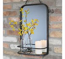 Image result for Wall Mirror with Shelf
