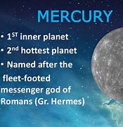 Image result for Facts About Mercury Planet