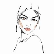 Image result for Abstract Woman Face Illustration