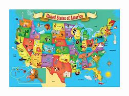 Image result for Map of North America for Kids