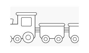 Image result for Train Outline Clip Art
