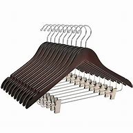 Image result for Padded Hangers with Skirt Clips
