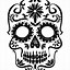 Image result for Forward-Facing Skull Stencil