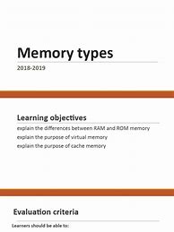 Image result for Memory and Its Types
