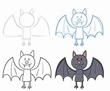 Image result for Cartoon Drawing of a Red Bat