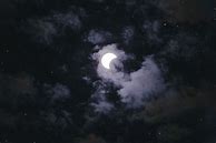 Image result for Dark Aesthetic Moon and Clouds