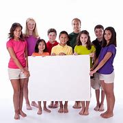 Image result for Diverse Group of Kids Holding Sign