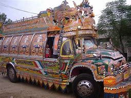 Image result for Pakistan Paint Bus