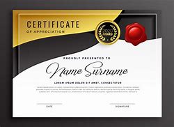 Image result for Gold Award Certificate Template