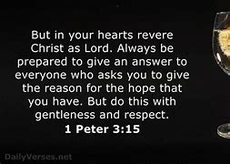 Image result for 1 Peter 3:15