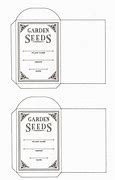 Image result for Seed Envelope Template