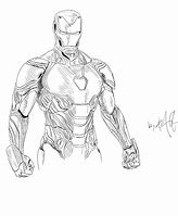 Image result for Iron Man Mark 25 Drawing