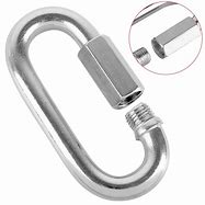 Image result for Stainless Steel Oval Locking Carabiner