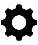 Image result for White Gear Icon for PPT
