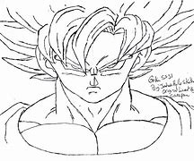 Image result for Dibujos De Goku Blue Faciles