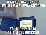 Image result for Subway Magic Card Meme
