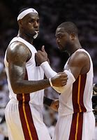 Image result for Dwyane Wade and LeBron James Heat