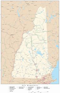 Image result for Detailed Map of New Hampshire