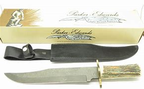 Image result for Damascus Bowie Knife USA