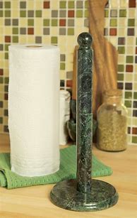 Image result for Brushed Nickel Over the Counter Paper Towel Holder