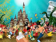 Image result for Disney Renaissance Color Collage Wallpaper