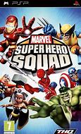 Image result for Marvel Super Hero Squad PSP