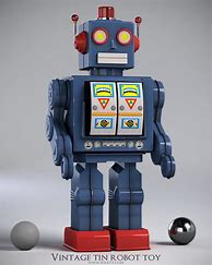 Image result for Antique Toy Robots