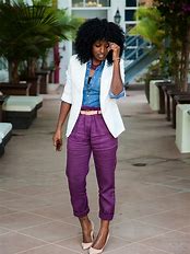 Image result for Purple Pants for Shoes