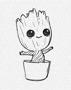Image result for Baby Groot in Pot Cartoon