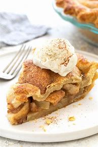 Image result for Apple Pie with Ice Cream Homemade