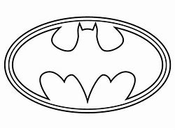 Image result for Batman Logo in Sky Coloring Page