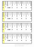 Image result for One-Quarter Inch Long Shown On Ruler