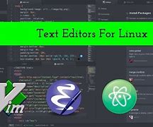 Image result for Linux Text Editor