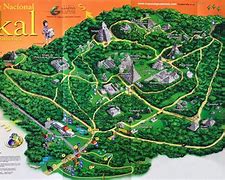 Image result for Small Map of Tikal