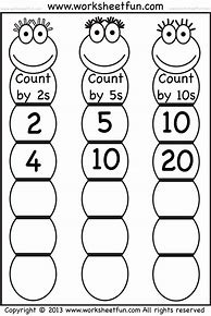 Image result for Skip Counting Word Sheet