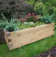 Image result for Large Wooden Planter Box