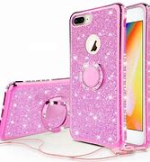 Image result for iPhone 7 Plus Phone Cases Black Glitter