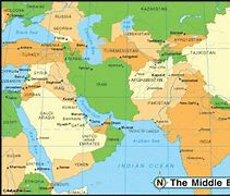 Image result for India and Middle East Map