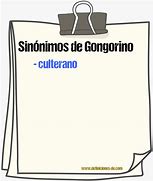 Image result for gongorino
