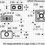 Image result for LEGO Brick Measurements