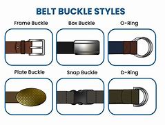 Image result for Types of Belt Clasps