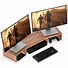 Image result for Dual Monitor Riser Stand