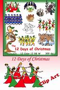 Image result for 12 Days of Christmas Clip Art