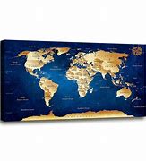 Image result for World Map Wall Painting