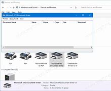 Image result for Printer and Scanners Queue