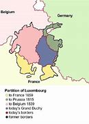 Image result for History Luxembourg Map