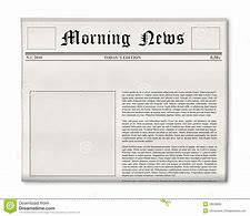 Image result for Blank Newspaper Page Template