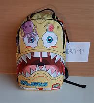 Image result for Shark Backpack Sprayground Spongebob